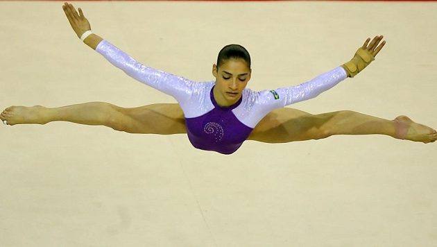 Brazilka Laís Souzaová ještě jako gymnastka. Brazilka Laís Souzaová ještě jako gymnastka.