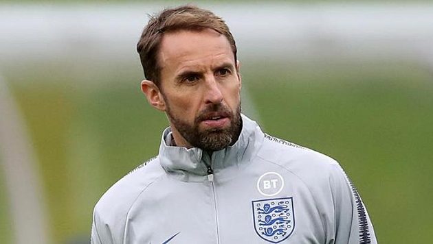 Gareth Southgate, trenér Anglie. Gareth Southgate, trenér Anglie.