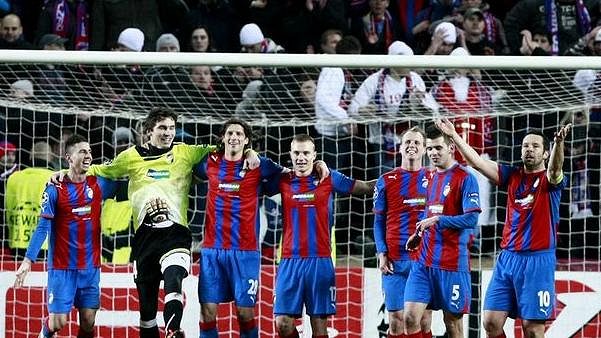 Fotbalisté Plzně po zápase s AC Milán Fotbalisté Plzně po zápase s AC Milán