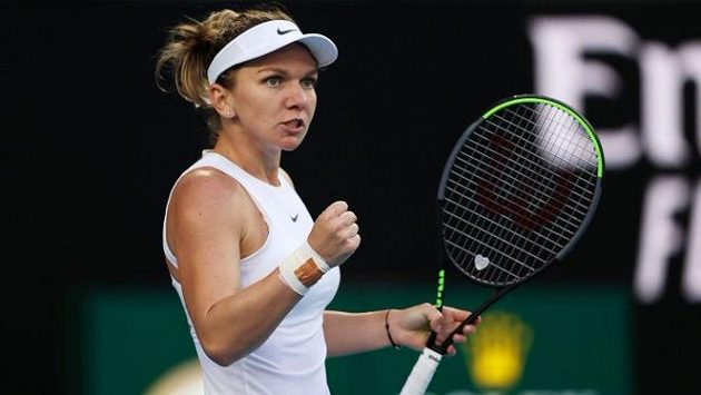Rumunská tenistka Simona Halepová. Rumunská tenistka Simona Halepová.
