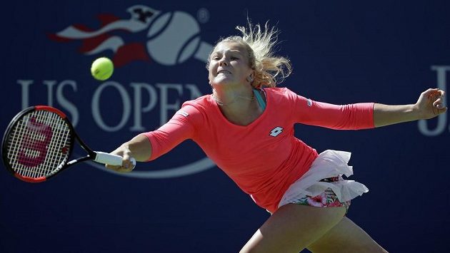 Kateřina Siniaková na US Open. Kateřina Siniaková na US Open.