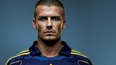 David Beckham v nových dresech Los Angeles David Beckham v nových dresech Los Angeles