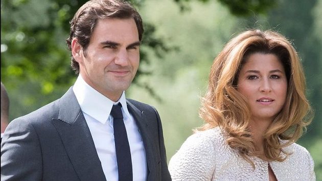 Roger Federer a jeho manželka Mirka Roger Federer a jeho manželka Mirka
