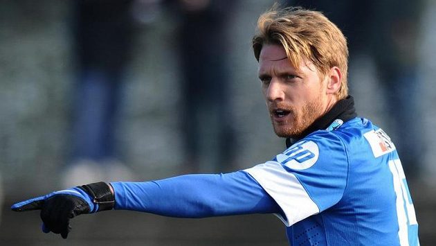 Liberecký obránce Radoslav Kováč. Liberecký obránce Radoslav Kováč.