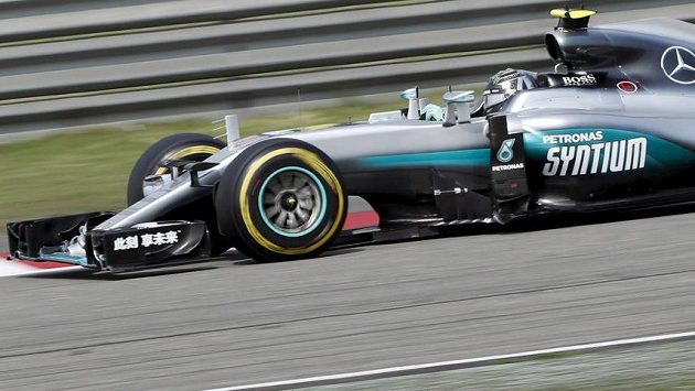 Nico Rosberg na Velké ceně Číny. Nico Rosberg na Velké ceně Číny.