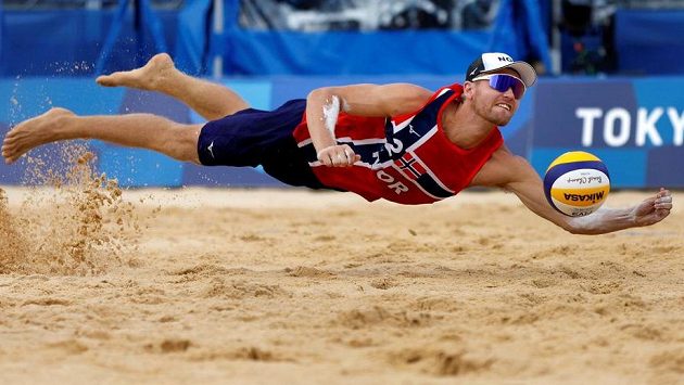 Norský beachvolejbalista Christian Sörum. Norský beachvolejbalista Christian Sörum.