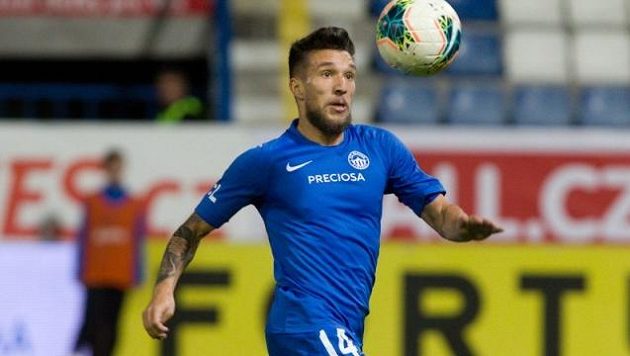 Alexandru Baluta v dresu Liberce Alexandru Baluta v dresu Liberce