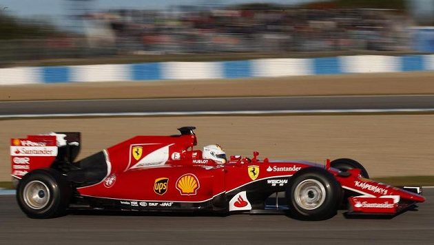 Sebastian Vettel s ferrari ovládl první testy v Jerezu. Sebastian Vettel s ferrari ovládl první testy v Jerezu.