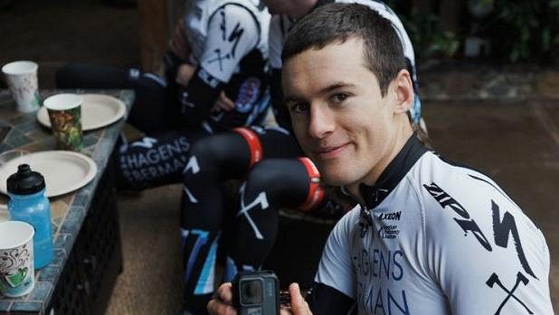 Americký cyklista Chad Young na archivním snímku Americký cyklista Chad Young na archivním snímku