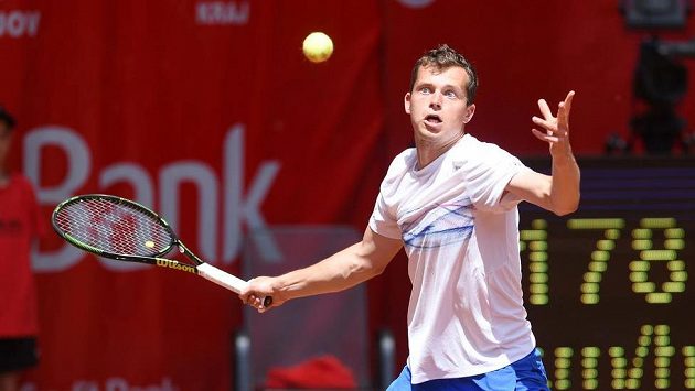 Adam Pavlásek na challengeru v Prostějově. Adam Pavlásek na challengeru v Prostějově.
