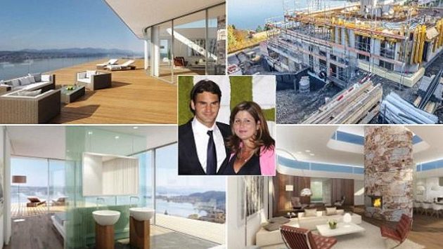 Roger Federer žije se svou rodinou v luxusním sídle na břehu Ženevského jezera. Roger Federer žije se svou rodinou v luxusním sídle na břehu Ženevského jezera.