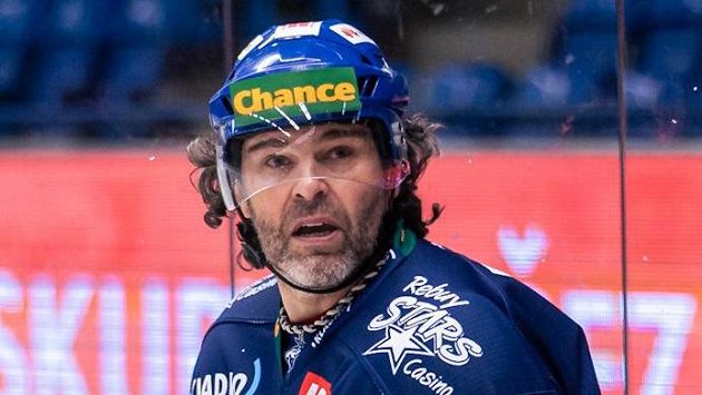 Jaromír Jágr v dresu Kladna Jaromír Jágr v dresu Kladna