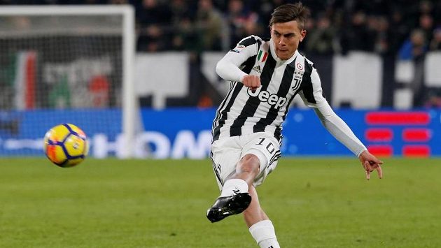Paulo Dybala z Juventusu v akci. Ilustrační snímek. Paulo Dybala z Juventusu v akci. Ilustrační snímek.