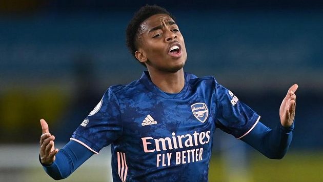 Fotbalista Arsenalu Londýn Joe Willock měl dopravní nehodu. Archivní foto Fotbalista Arsenalu Londýn Joe Willock měl dopravní nehodu. Archivní foto
