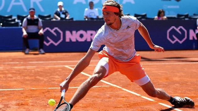 Alexander Zverev během Adria Tour Alexander Zverev během Adria Tour