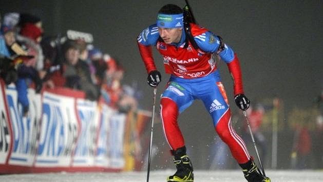 Biatlonista Jevgenij Usťugov Biatlonista Jevgenij Usťugov