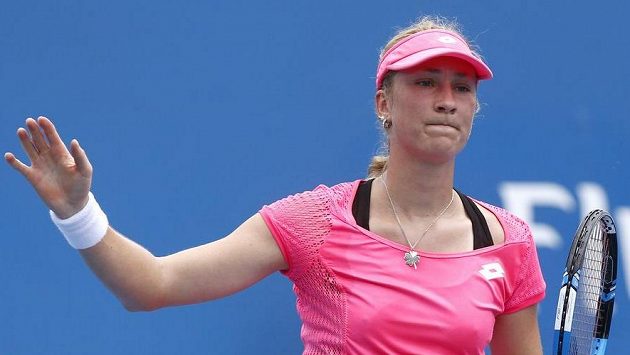 Česká tenistka Denisa Allertová na Australian Open. Česká tenistka Denisa Allertová na Australian Open.