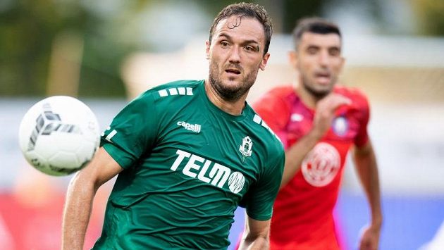 Jablonecký útočník Martin Doležal v utkání 2. předkola Evropské ligy s Pjunikem Jerevan. Jablonecký útočník Martin Doležal v utkání 2. předkola Evropské ligy s Pjunikem Jerevan.