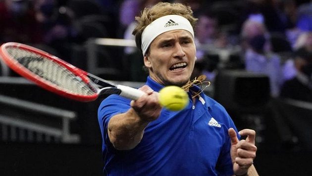 Německý tenista Alexander Zverev během nedávného Laver Cupu v Bostonu. Německý tenista Alexander Zverev během nedávného Laver Cupu v Bostonu.