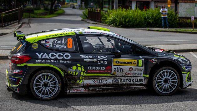 Barum Czech rallye Zlín, podnik mistrovství Evropy a ČR. Erik Cais a Jindřiška Žáková. Barum Czech rallye Zlín, podnik mistrovství Evropy a ČR. Erik Cais a Jindřiška Žáková.