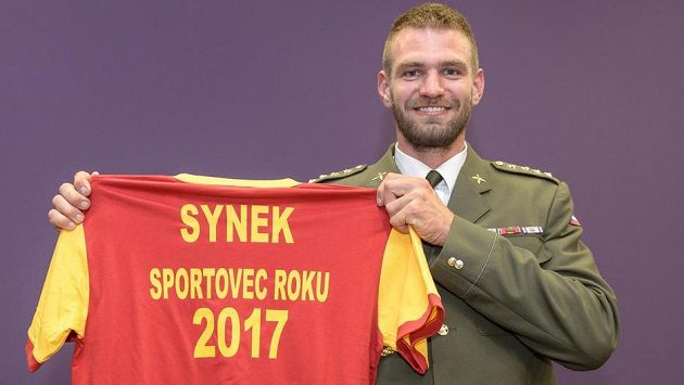 Skifař Ondřej Synek, vítěz ankety Armádní sportovec roku 2017. Skifař Ondřej Synek, vítěz ankety Armádní sportovec roku 2017.
