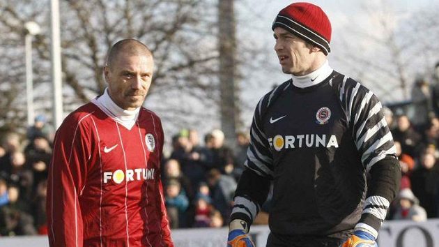 Tomáš Řepka (vlevo) a Jaromír Blažek se v Českých Budějovicích určitě nesejdou. Tomáš Řepka (vlevo) a Jaromír Blažek se v Českých Budějovicích určitě nesejdou.