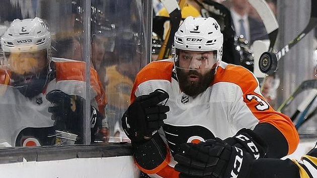Obránce Philadelphia Flyers Radko Gudas. Obránce Philadelphia Flyers Radko Gudas.