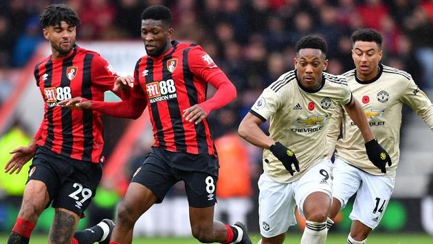 Manchester United si v 11. kole Premier League neporadil s Bournemouthem a jeho trápení pokračuje Manchester United si v 11. kole Premier League neporadil s Bournemouthem a jeho trápení pokračuje