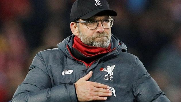 Podle Jürgena Kloppa necítí fotbalisté Liverpoolu po výhře 3:1 nad Manchesterem City tlak Podle Jürgena Kloppa necítí fotbalisté Liverpoolu po výhře 3:1 nad Manchesterem City tlak