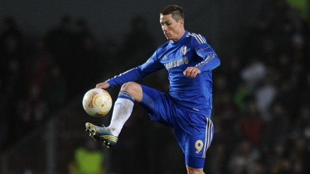 Útočník Chelsea Fernando Torres Útočník Chelsea Fernando Torres