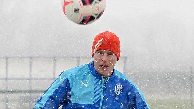 František Rajtoral v zimní přípravě Viktorie Plzeň. František Rajtoral v zimní přípravě Viktorie Plzeň.