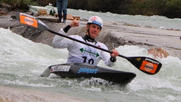 Kajakář Jakub Krejčí bral 6. místo na světovém poháru ve vodním slalomu v Tacenu. Kajakář Jakub Krejčí bral 6. místo na světovém poháru ve vodním slalomu v Tacenu.