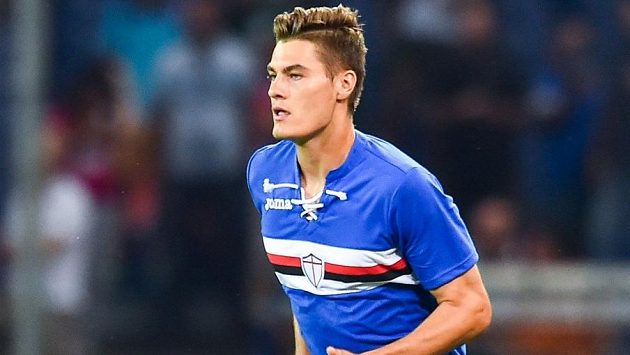 Patrik Schick v dresu Sampdorie. Patrik Schick v dresu Sampdorie.