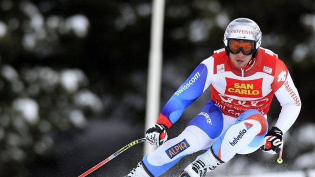 Švýcarský lyžař Beat Feuz Švýcarský lyžař Beat Feuz