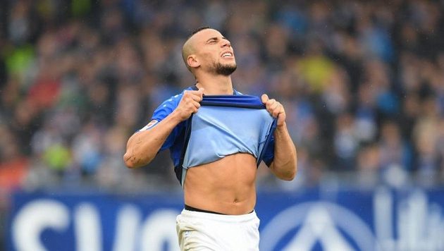 Anis Ben-Hatira z Darmstadtu při utkání s Wolfsburgem. Anis Ben-Hatira z Darmstadtu při utkání s Wolfsburgem.