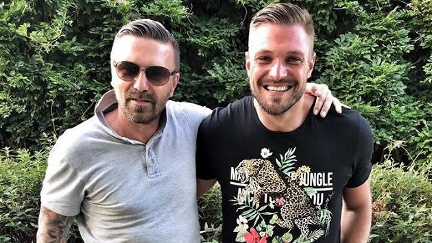 Tomáš Řepka (vlevo) a jeho nový trenér Štěpán Kacafírek. Tomáš Řepka (vlevo) a jeho nový trenér Štěpán Kacafírek.
