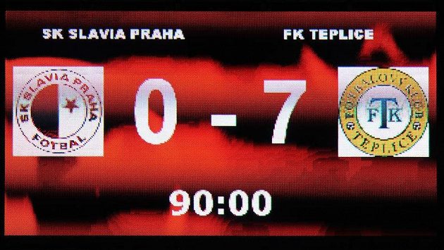 Poslední návštěva Teplic v Edenu dopadla pro Slavii katastrofálně... Poslední návštěva Teplic v Edenu dopadla pro Slavii katastrofálně...