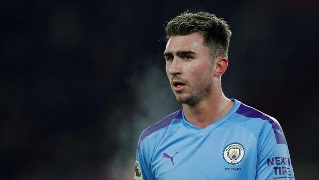 Fotbalista Manchesteru City Aymeric Laporte. Ilustrační foto Fotbalista Manchesteru City Aymeric Laporte. Ilustrační foto