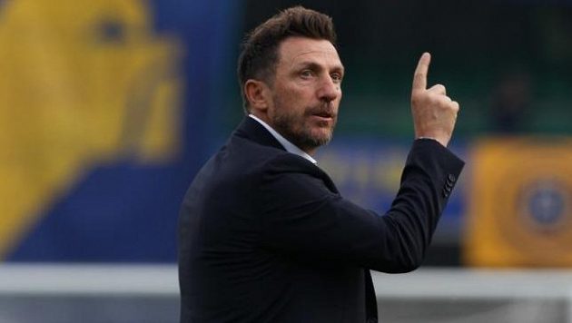 Eusebio Di Francesco povede fotbalisty Caligari Eusebio Di Francesco povede fotbalisty Caligari