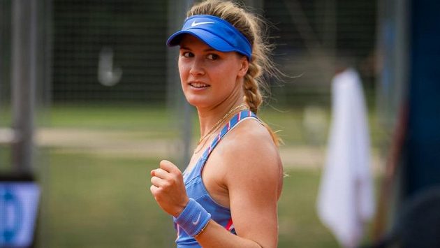 Eugenie Bouchardová na turnaji v Praze Eugenie Bouchardová na turnaji v Praze