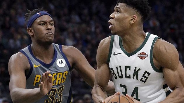 Milwaukee po dvou venkovních prohrách za sebou před svými fanoušky zabral a ve čtvrtečním utkání porazil 117:98 Indianu Milwaukee po dvou venkovních prohrách za sebou před svými fanoušky zabral a ve čtvrtečním utkání porazil 117:98 Indianu