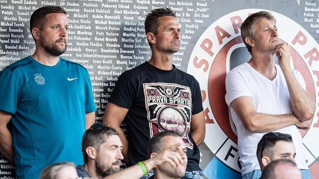 Zleva Luděk Stracený, Jiří Novotný a Michal Horňák. Zleva Luděk Stracený, Jiří Novotný a Michal Horňák.
