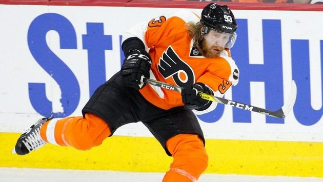Jakub Voráček v dresu Philadelphie Jakub Voráček v dresu Philadelphie