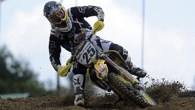 Vvítěz první jízdy kategorie MX1 Clement Desale z Belgie. Vvítěz první jízdy kategorie MX1 Clement Desale z Belgie.