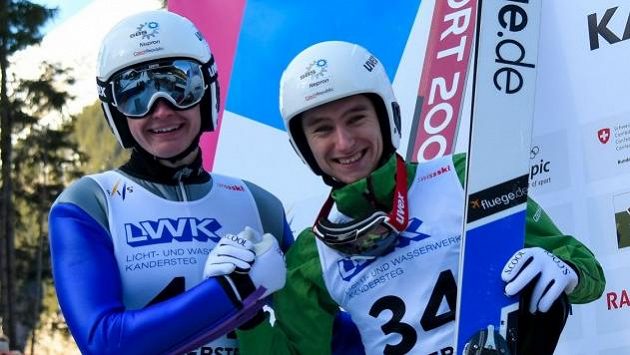 Čeští medailsté z MSJ - Jan Vytrval (vlevo) a Ondřej Pažout. Čeští medailsté z MSJ - Jan Vytrval (vlevo) a Ondřej Pažout.