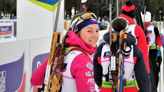 Tereza Vinklárková na nedávném mládežnickém MS v Lenzerheide. Tereza Vinklárková na nedávném mládežnickém MS v Lenzerheide.