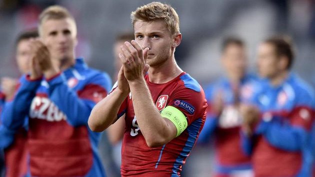 Zklamaný Jakub Brabec po utkání s Dánskem. Zklamaný Jakub Brabec po utkání s Dánskem.