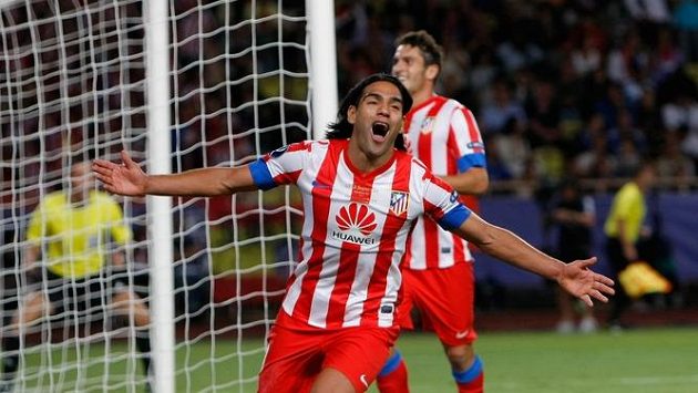 Kolumbijský zabiják Radamel Falcao. Kolumbijský zabiják Radamel Falcao.