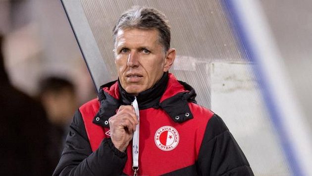 Trenér Slavie Praha Jaroslav Šilhavý. Trenér Slavie Praha Jaroslav Šilhavý.