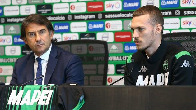 Lukáš Haraslín po příchodu do Sassuola. Lukáš Haraslín po příchodu do Sassuola.
